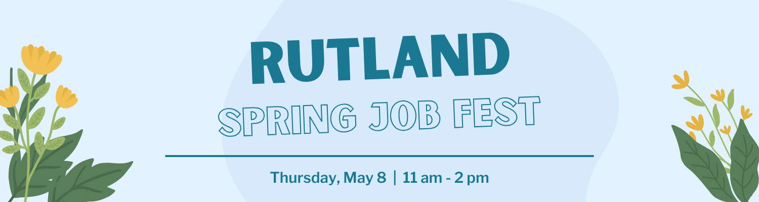 Rutland Spring Job Fest Header