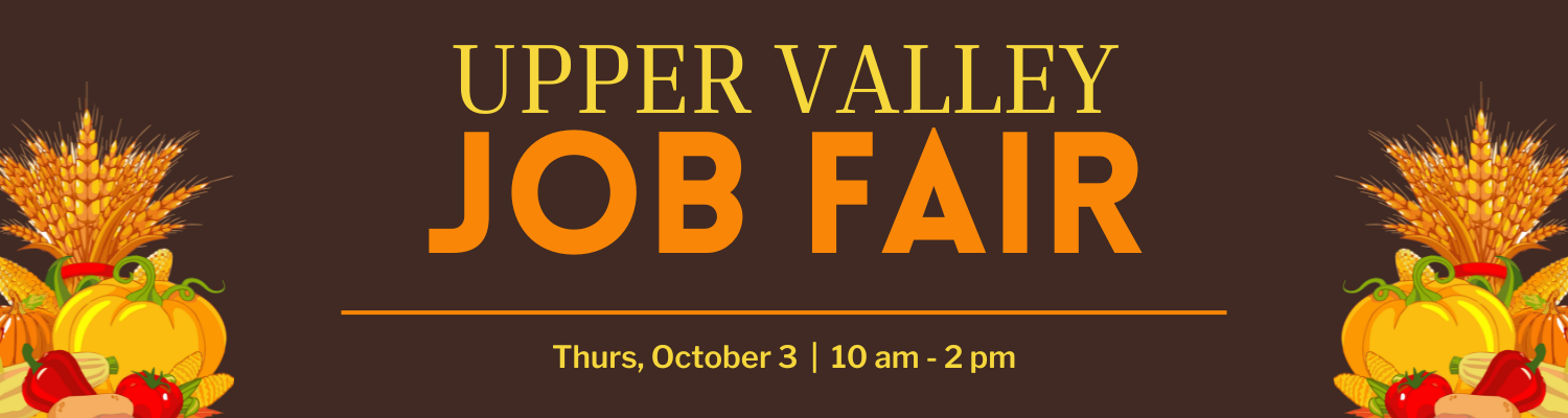 Upper Valley Job Fair Header